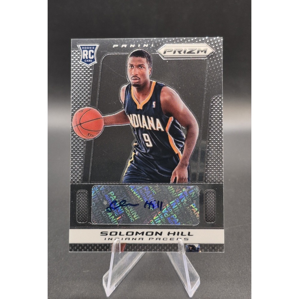 2013-14 Panini Solomon Hill 18 Rookie Signatures Prizm RC Autograph Pacers